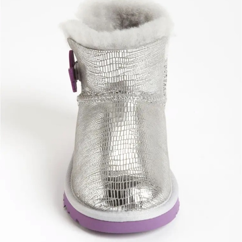 UGG Mini Bailey Button Lizard Boots - Picture 3 of 15